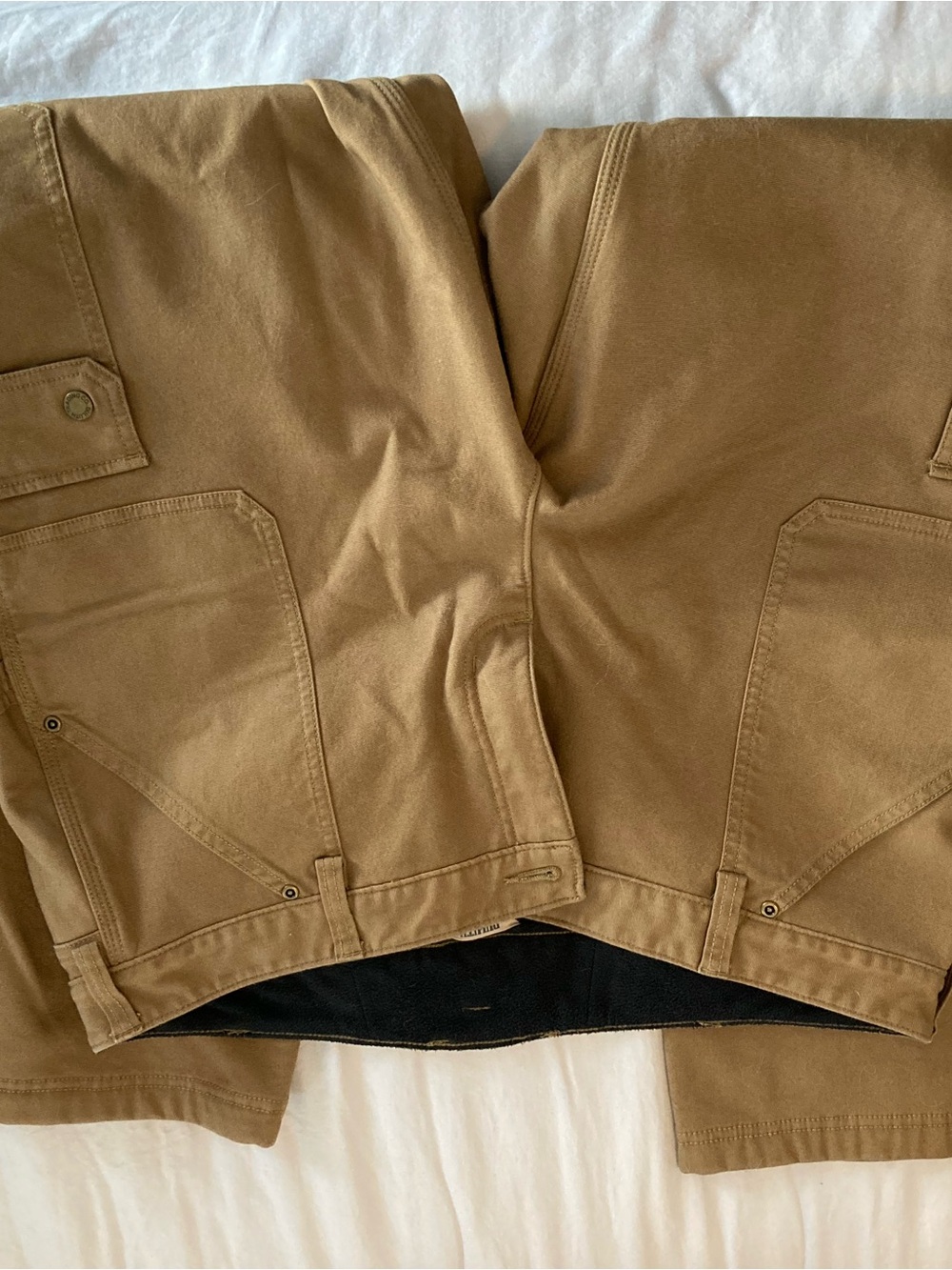 Duluth Trading Co Fleece Lined Cargo Pants size 18